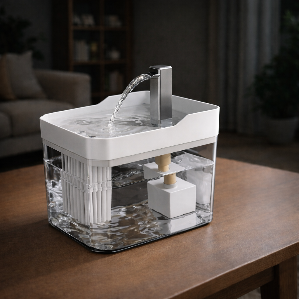 Fontaine ZenMinou™ — Fontaine à eau silencieuse pour chat